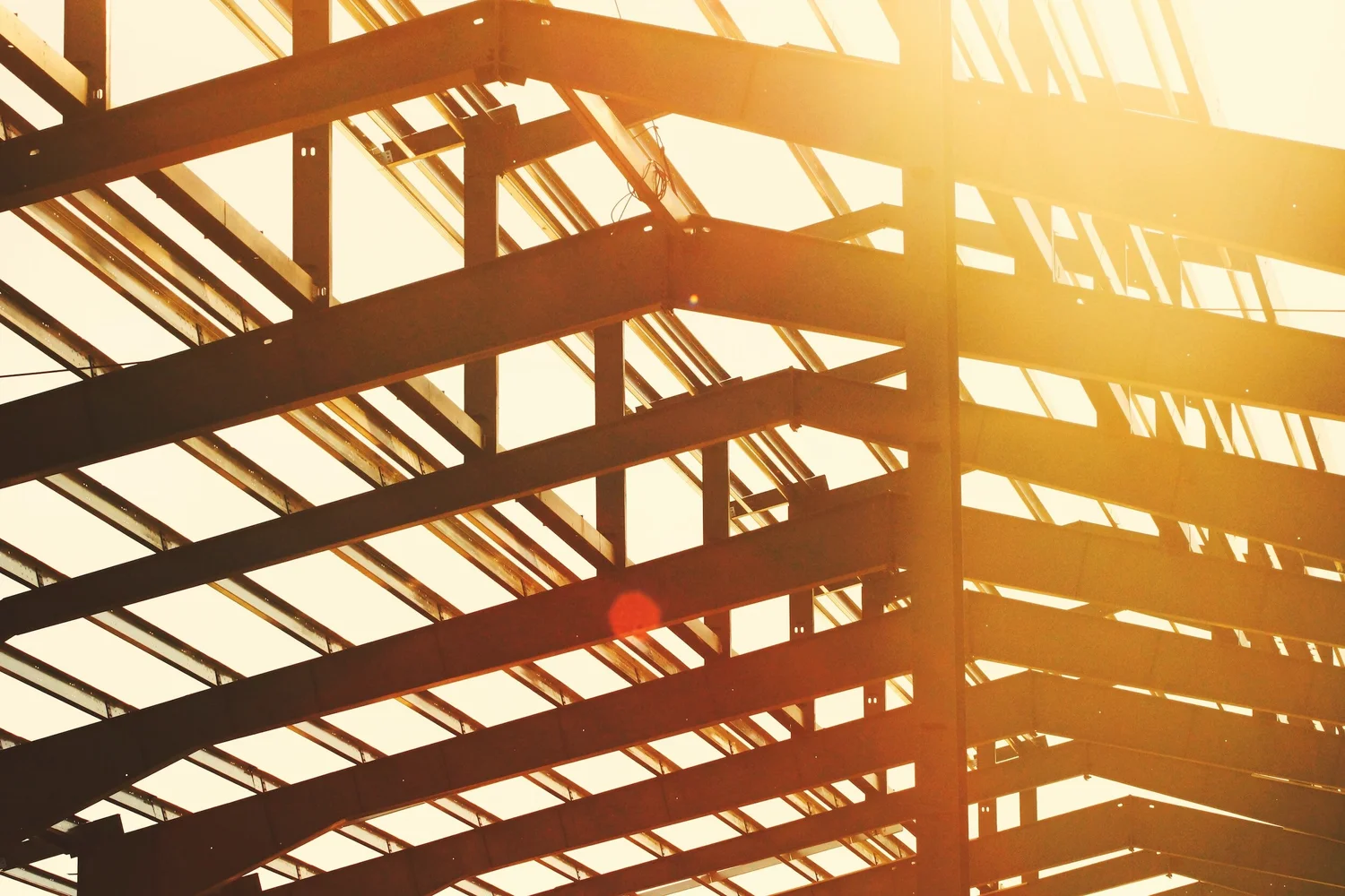 Roof framing image featured on Mare Building's current website